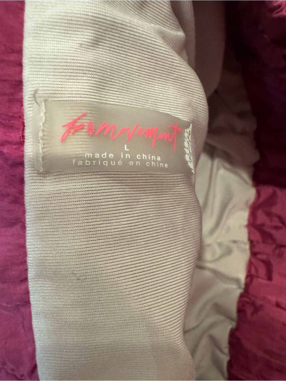 Fuchsia Free People Movement Ruffle Shorts - Picture 3 of 3